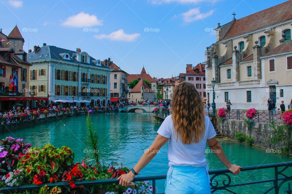 beautiful view in Annecy