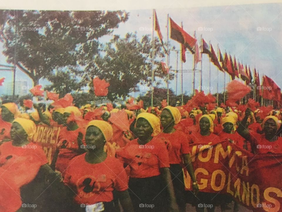 Russian Journal "Around the World".  Victory Carnival in Angola 1982