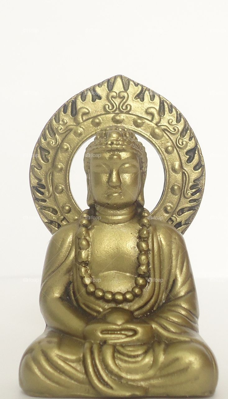 Buddha statue With White background