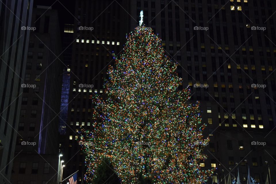 Christmastree infront of the Rockefeller Center