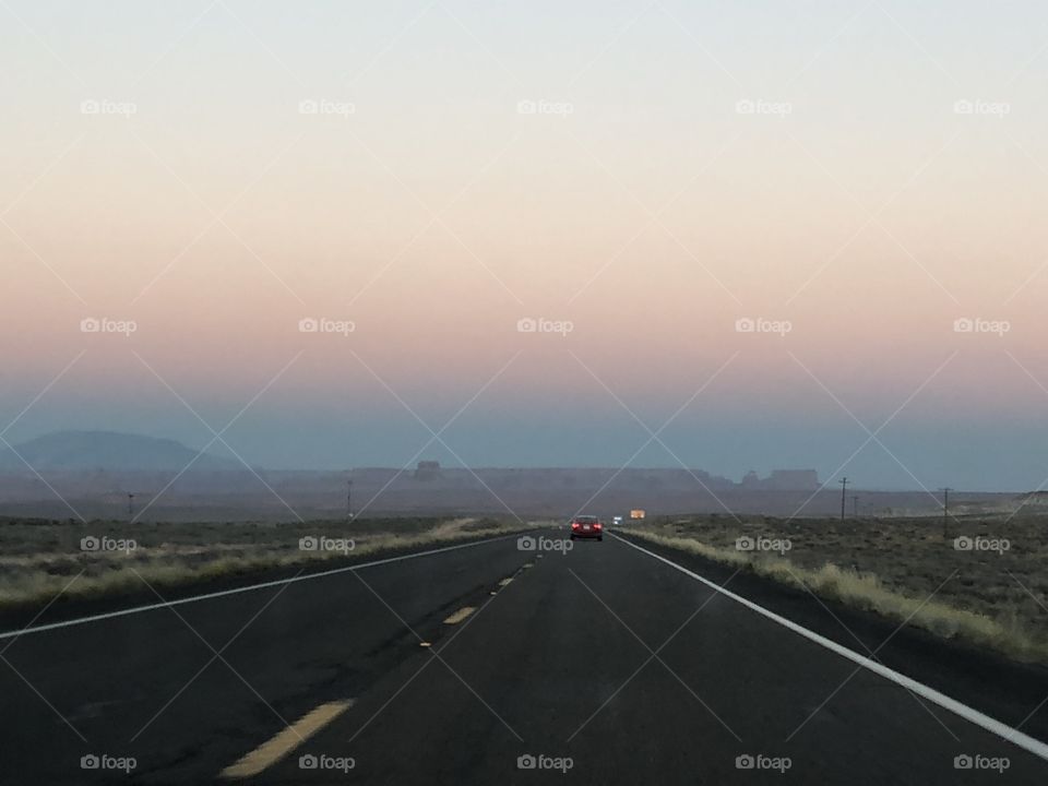 Driving to Page, Arizona 