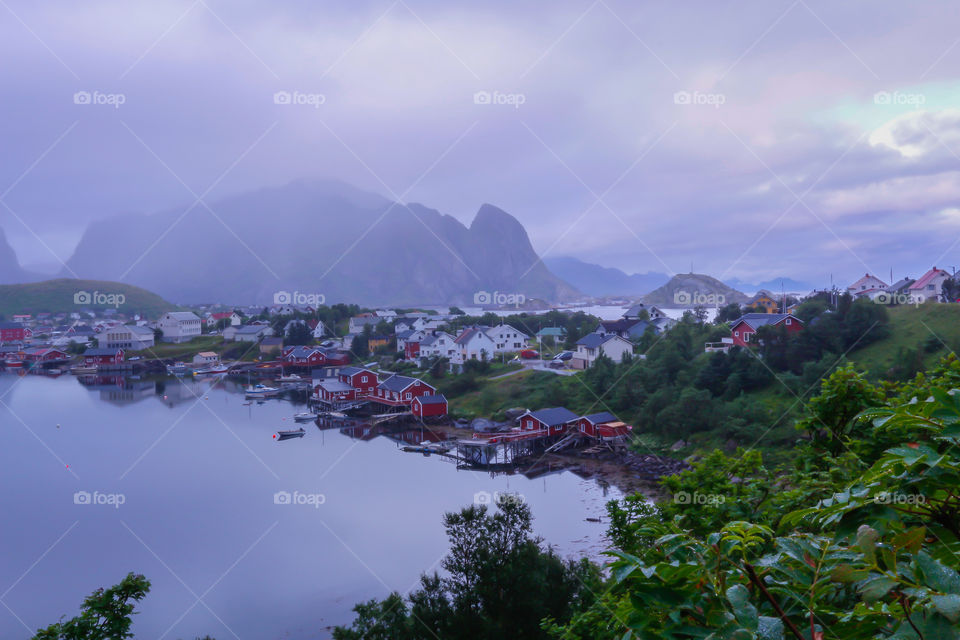 Lofoten village Norway