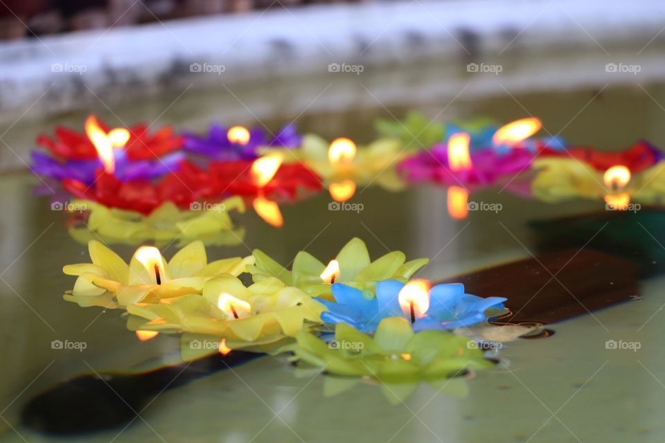 Candle on water