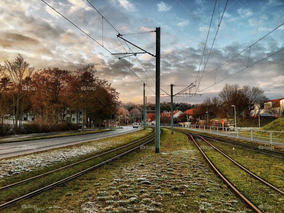 Tracks into the #sunset 