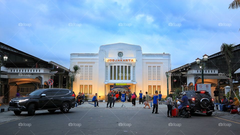 Jogjakarta train station, Indonesia