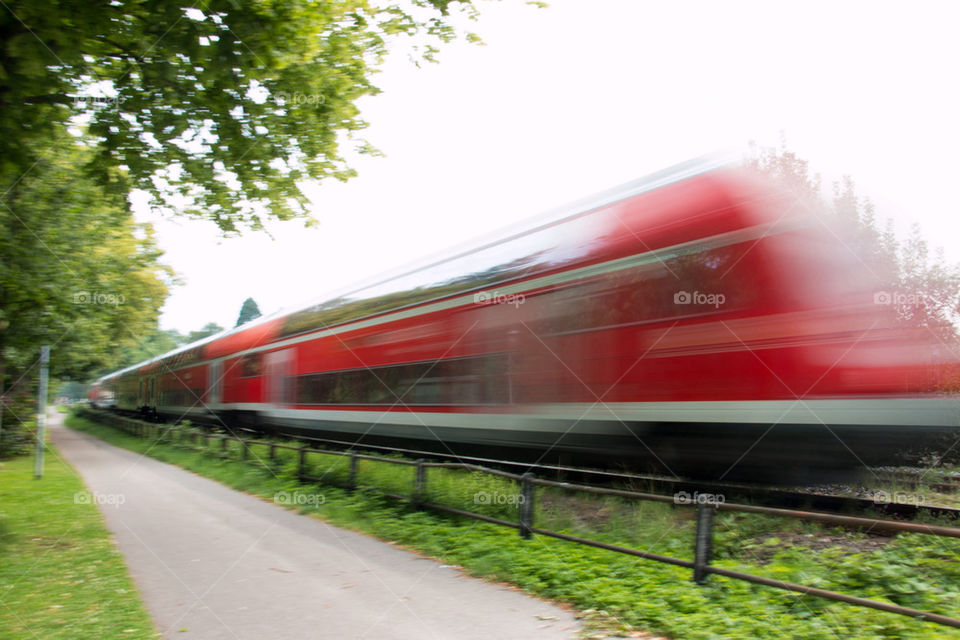 Moving train 