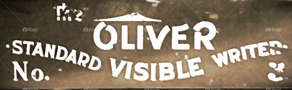 Oliver Typewriter Badge