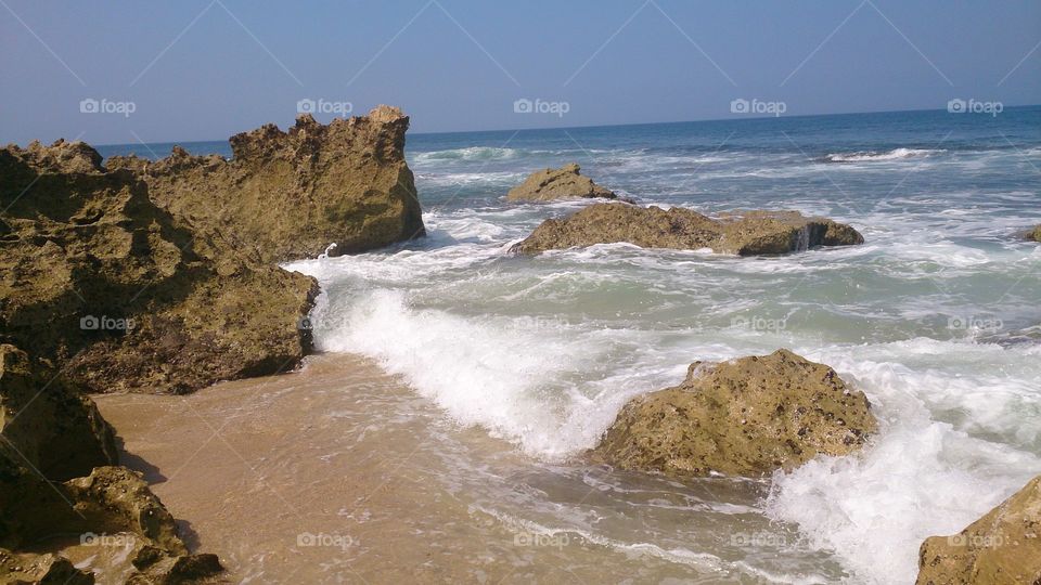 small portuguese beach. best landscape in portugal