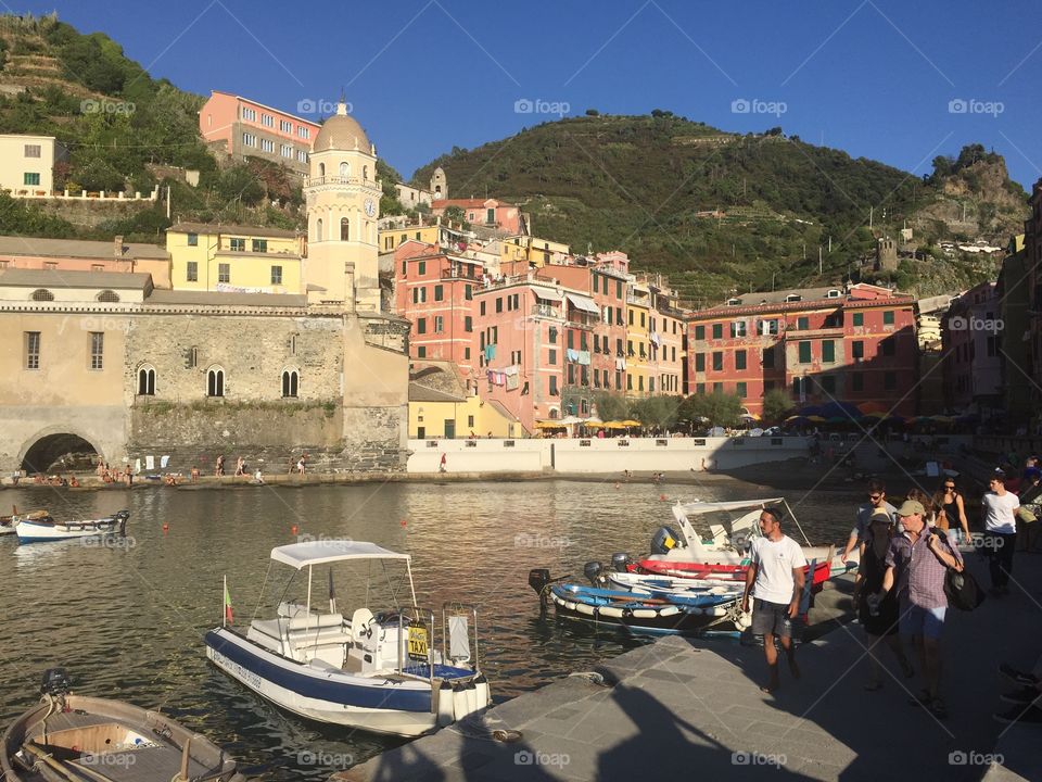 Vernazza Italy harbor 