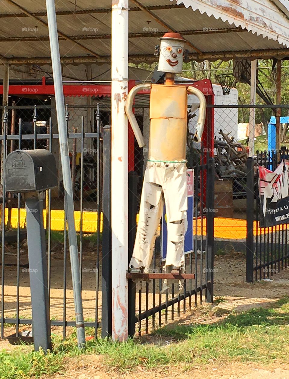 Muffler man. 