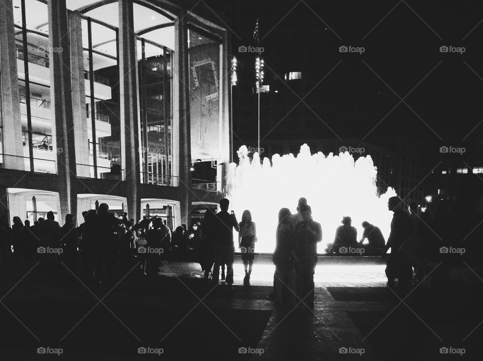 Lincoln Center. Lincoln Center Fountain NY