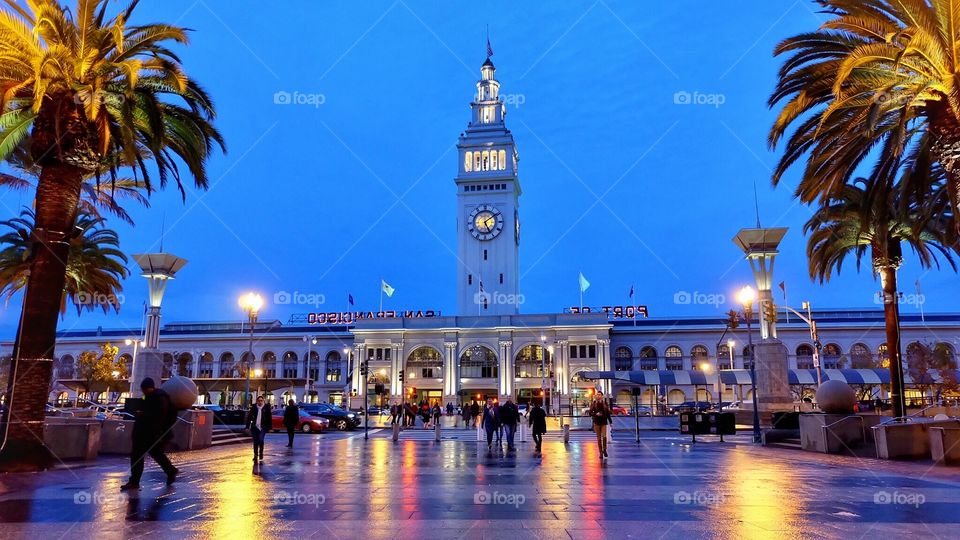 The Ferry Building in San Francisco, CA. 