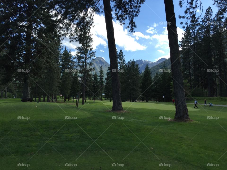 Golf course at Leavenworth 