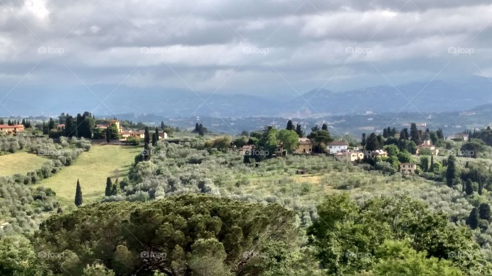 Villa view 
Tuscany Italy