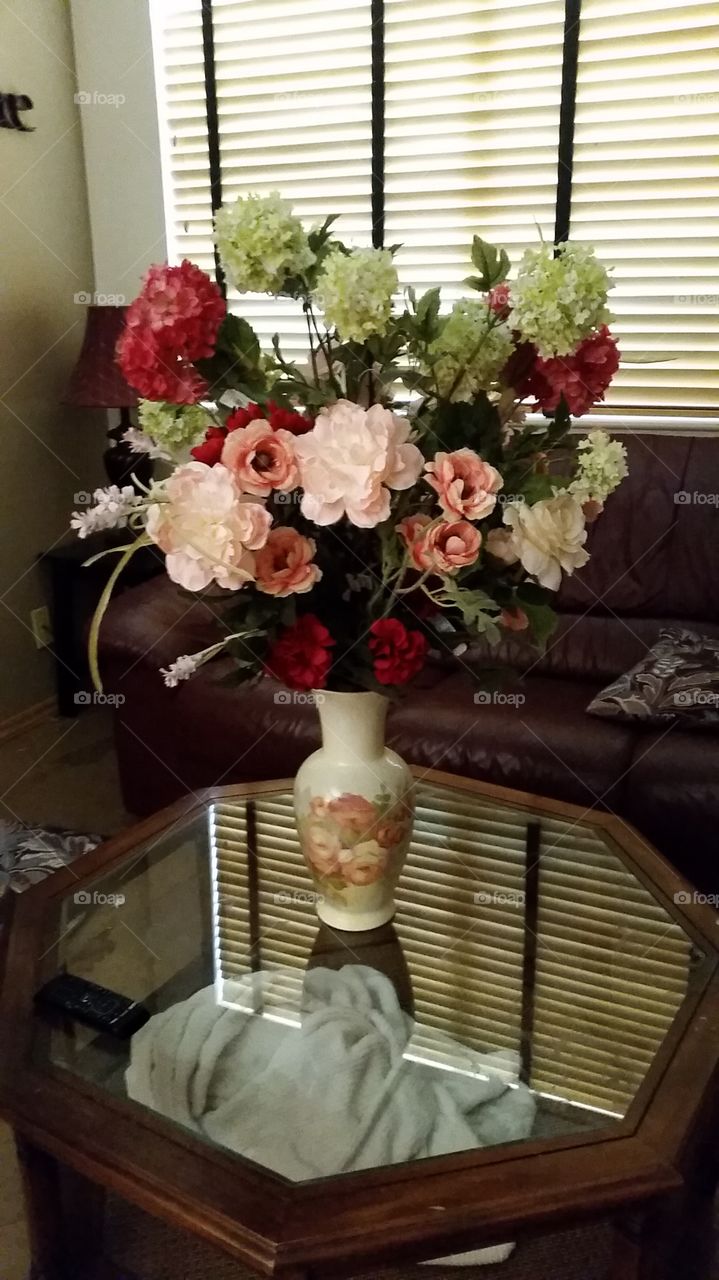 bouquet. first flower arrangement