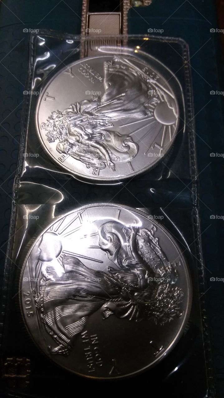 silver dollars