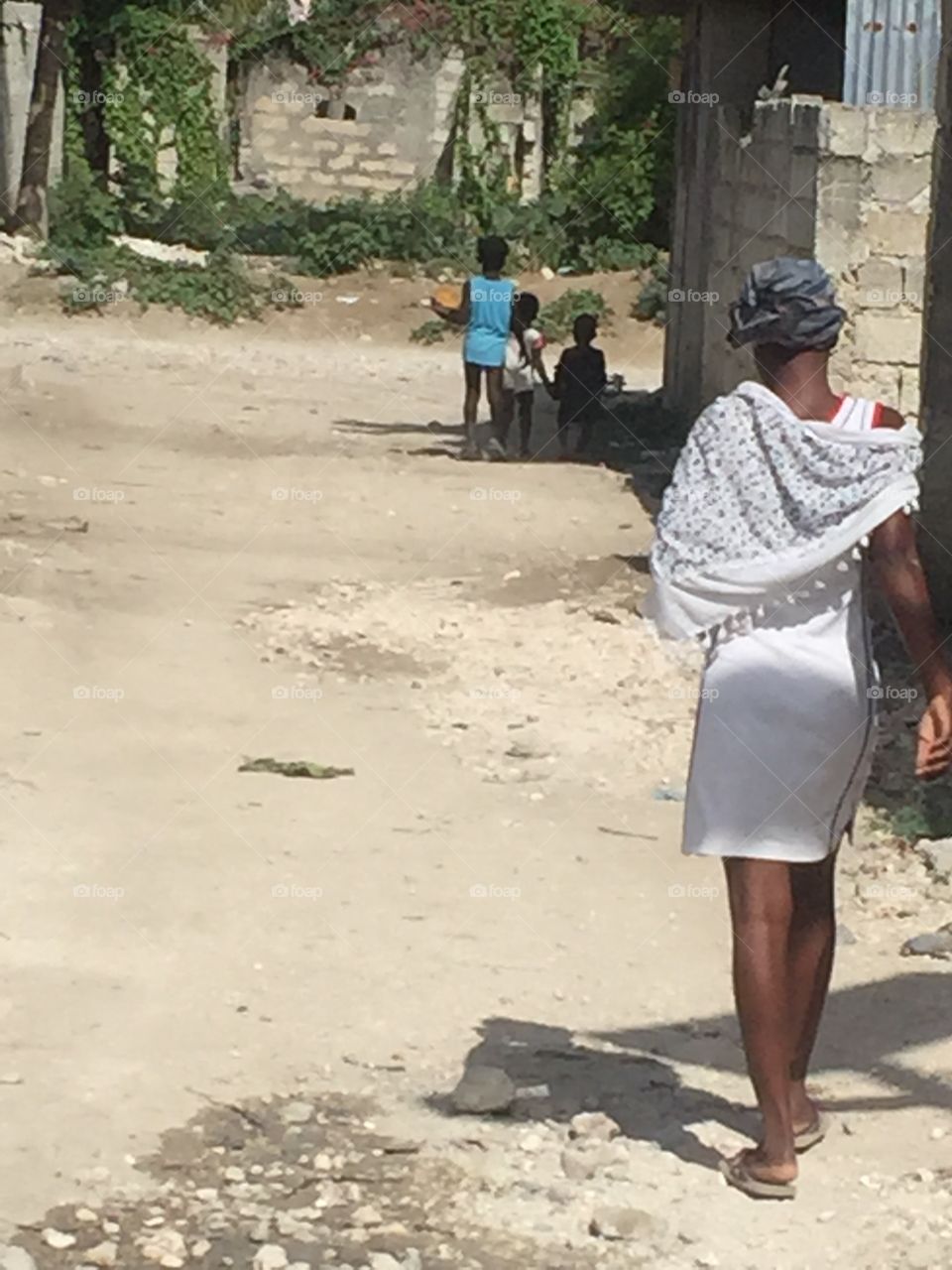 Haitian village 