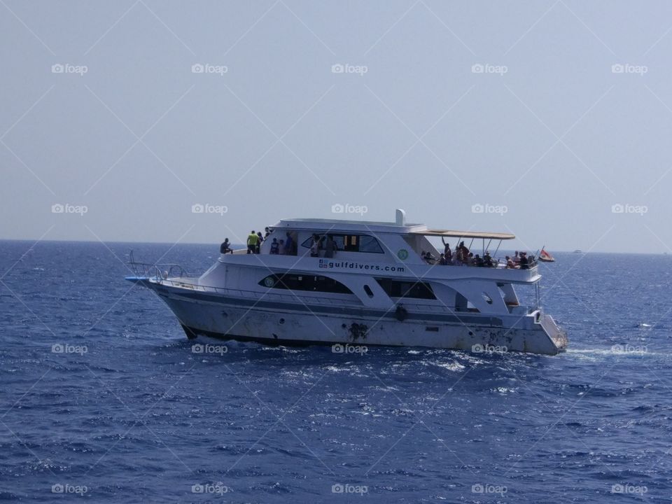 Egypt. Red sea. Boat