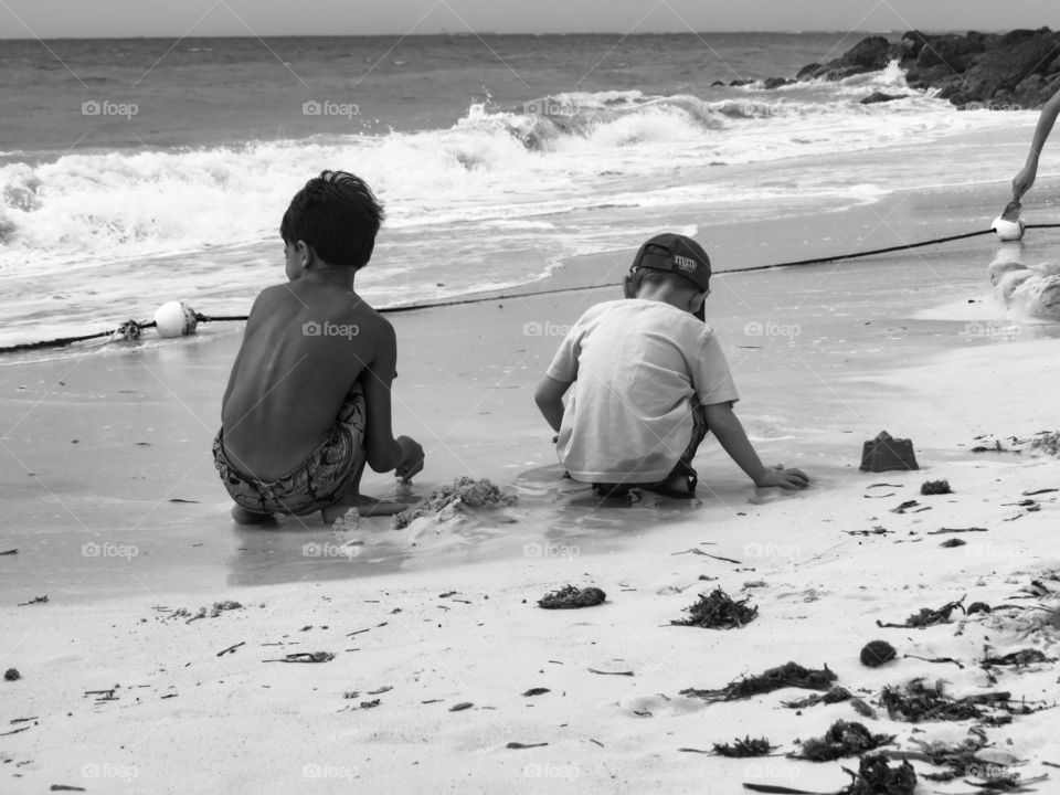 Creating masterpieces in the sand 