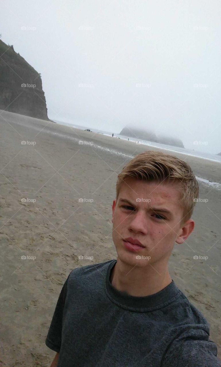 Cloudy Weather While at the Beach