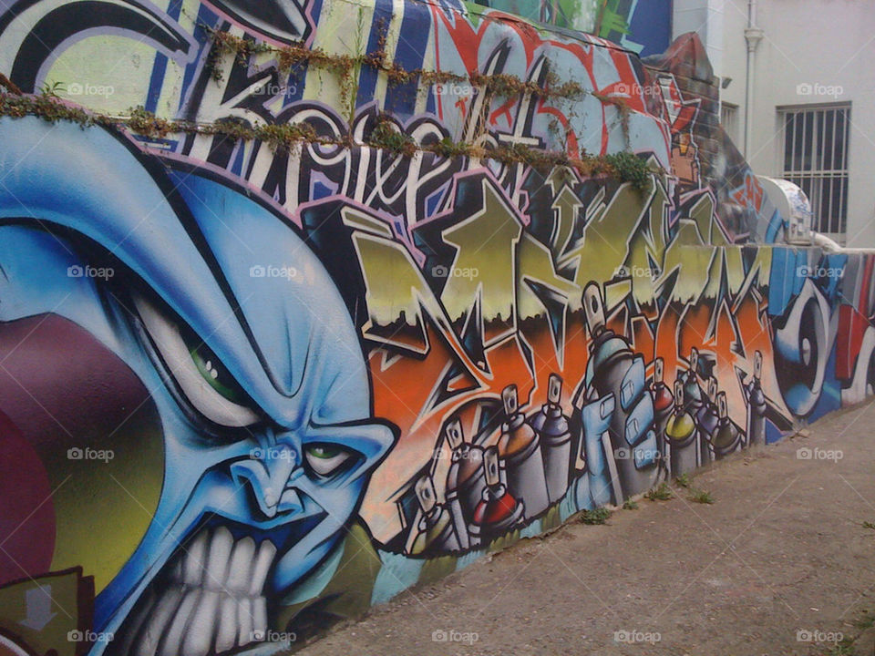 street graffiti wall united kingdom by gazzman09