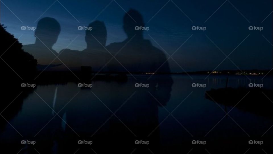 ocean sweden silhouette evening by malinryke