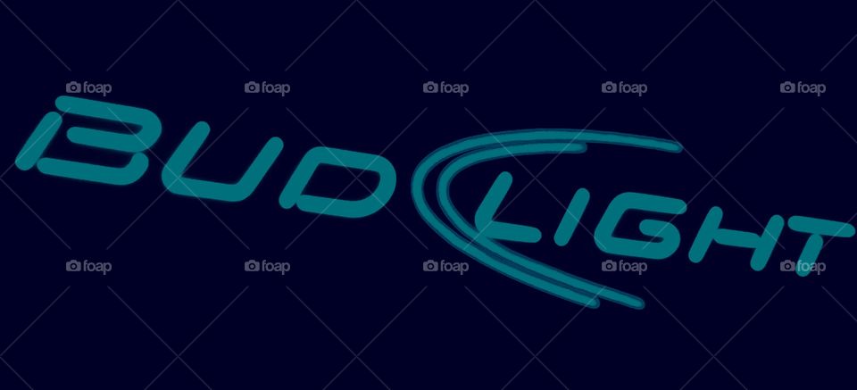 Bud light neon sign