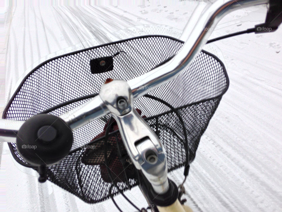 snow winter bicycle bike by rui.dellavanzi