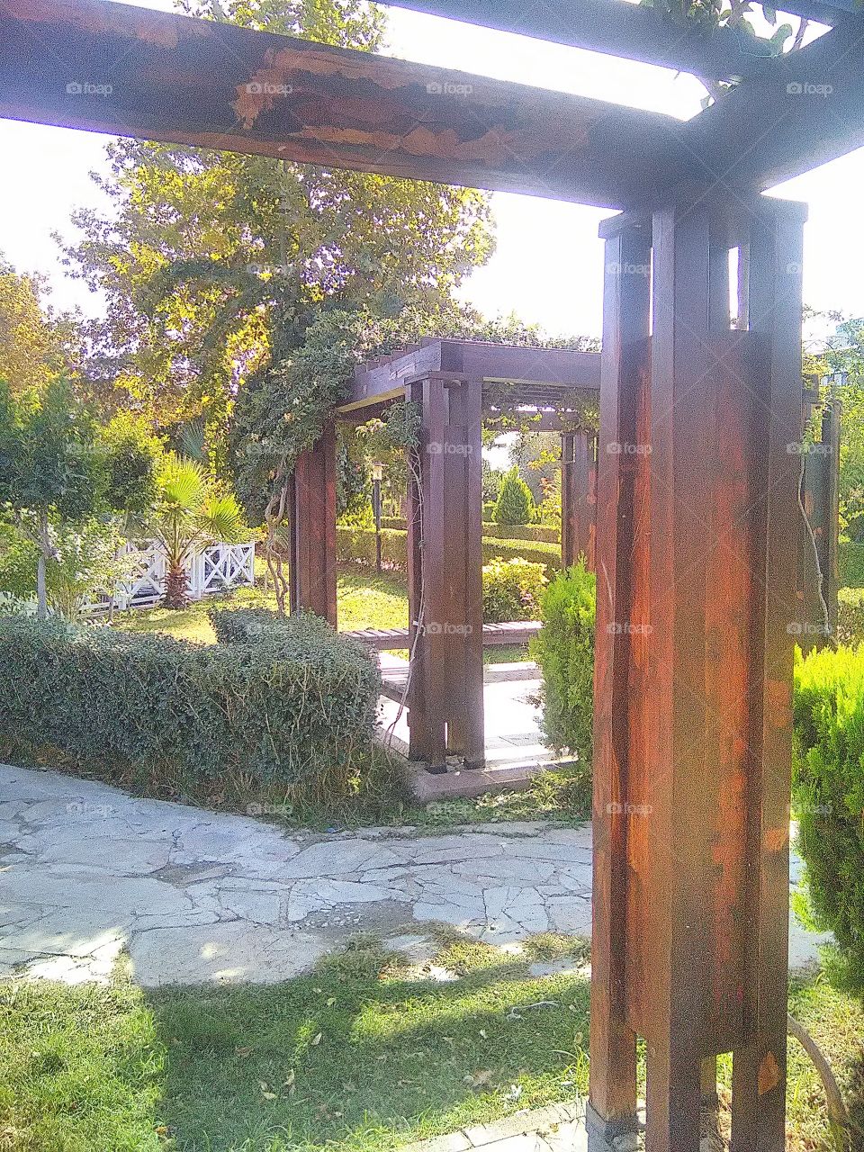 fantastic garden in Turkey