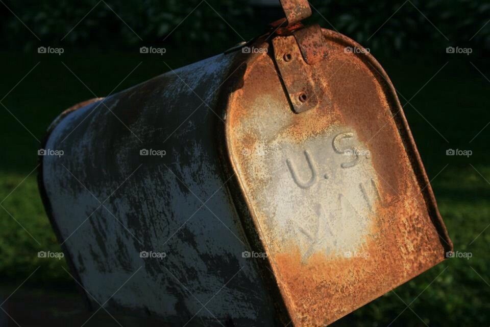 us mail mailbox rust old by jmturner13
