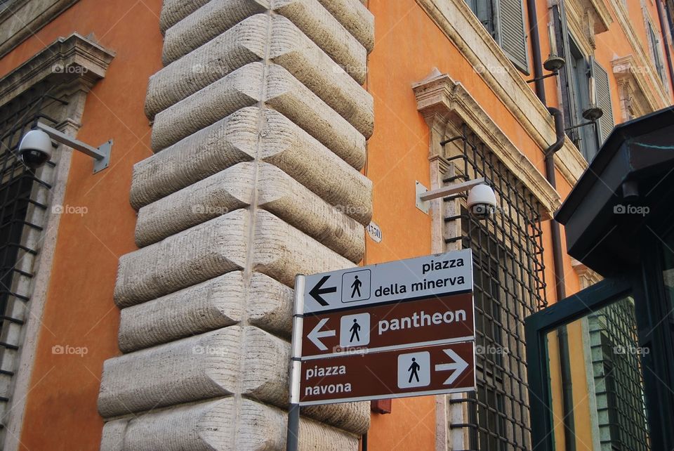 Signs in Rome
