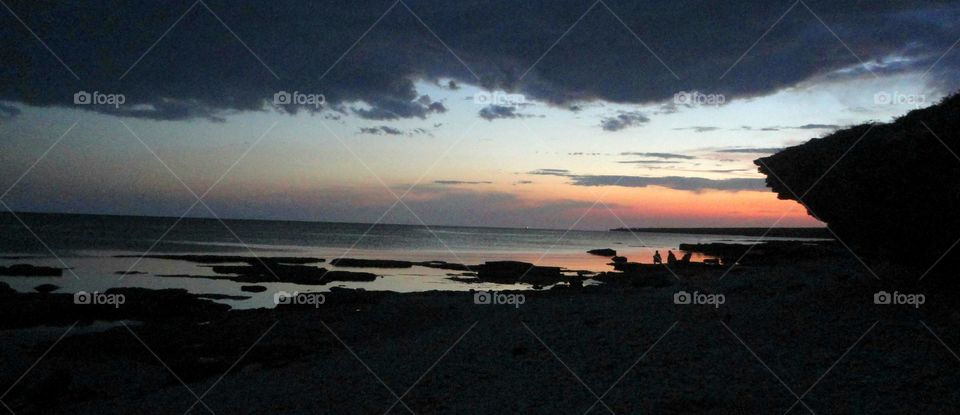 Sunset, Water, Beach, Sea, Dawn