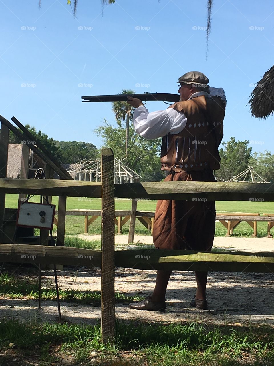 Black powder demo at Fountain of Youth in Florida 