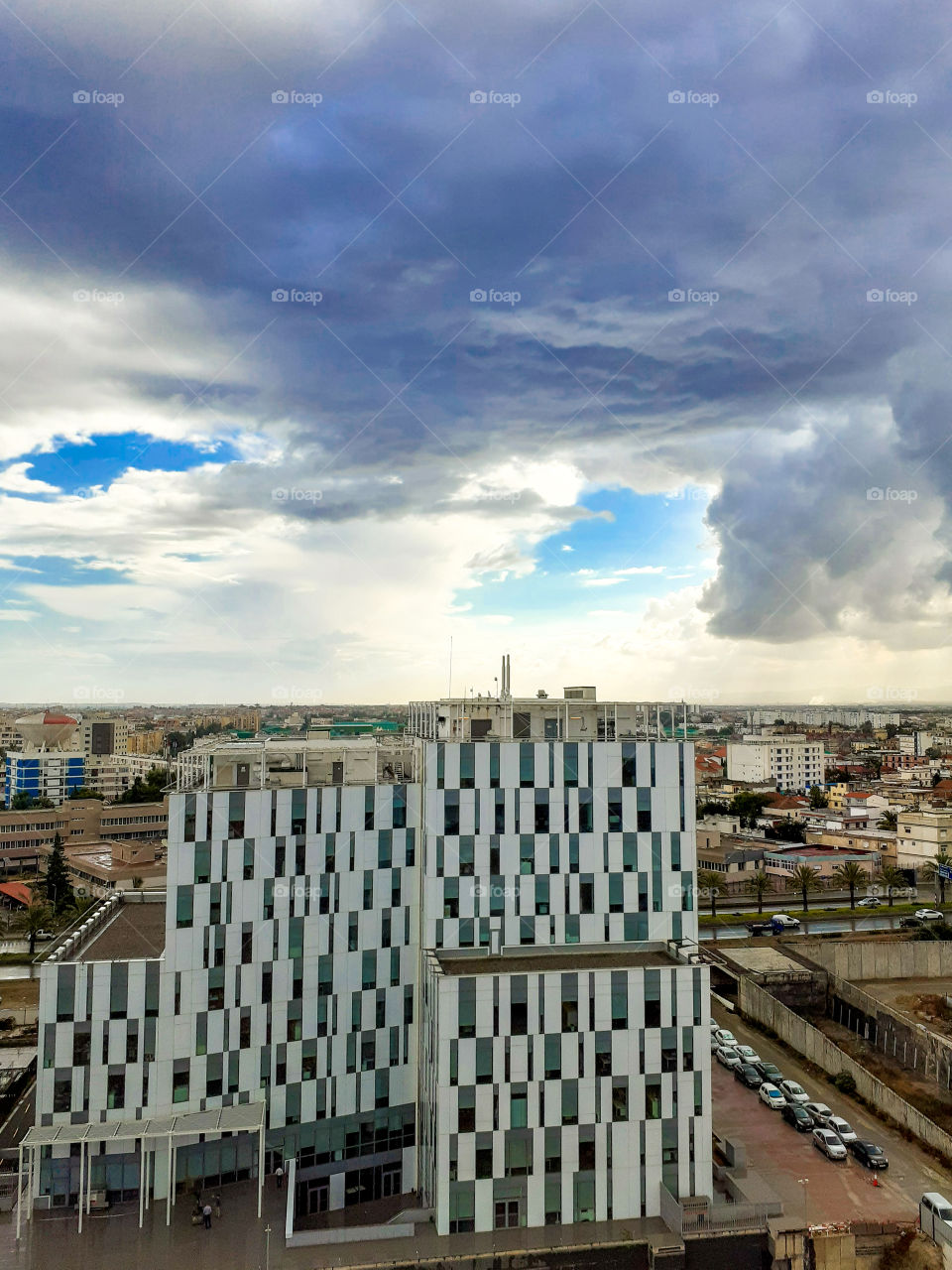 buildings under clouds