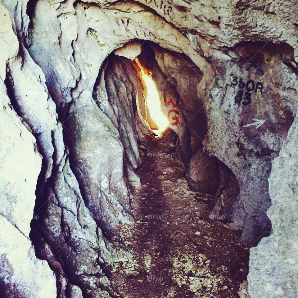 No Person, Cave, Subway System, Stalactite, Geology