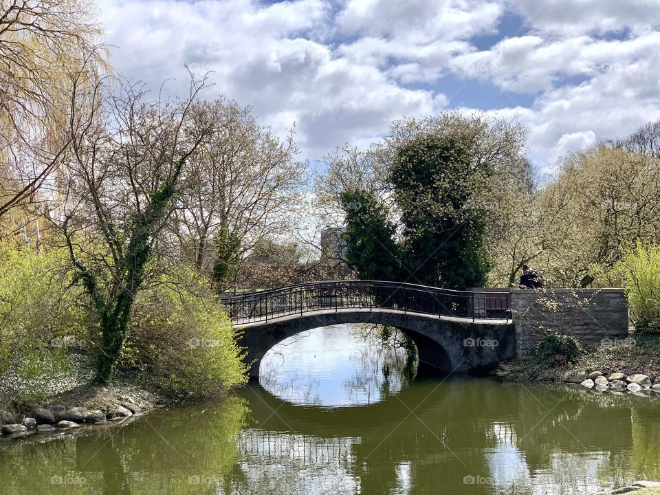 This is spring at Pildammsparken in Malmö Sweden 