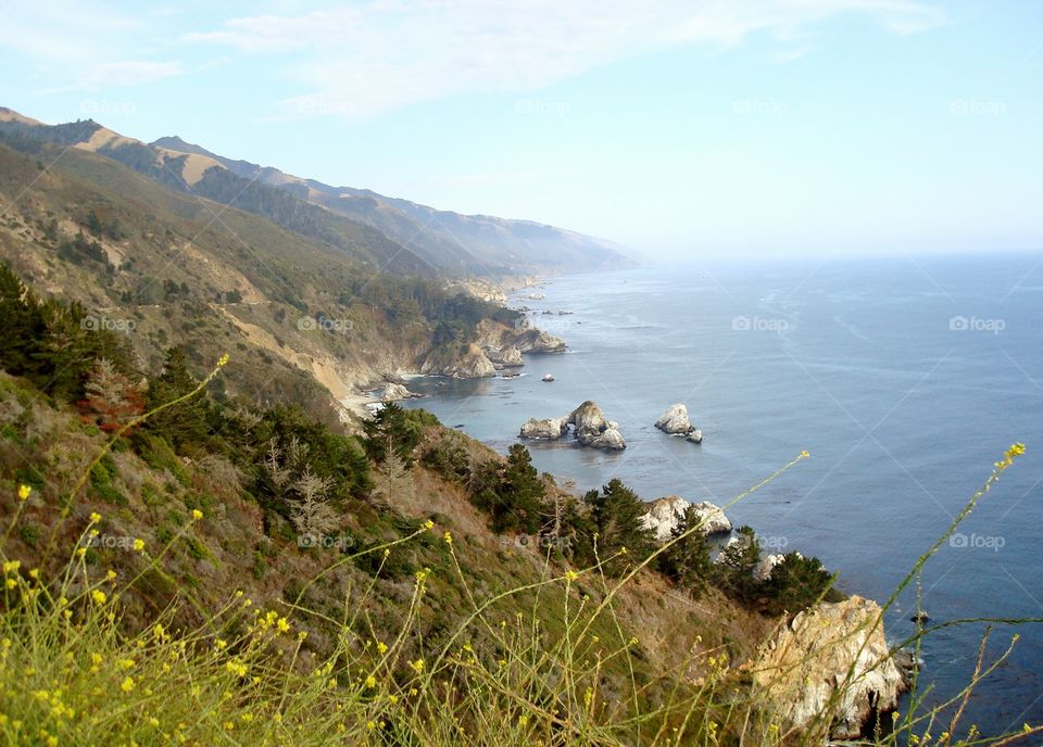 on the way to big sur