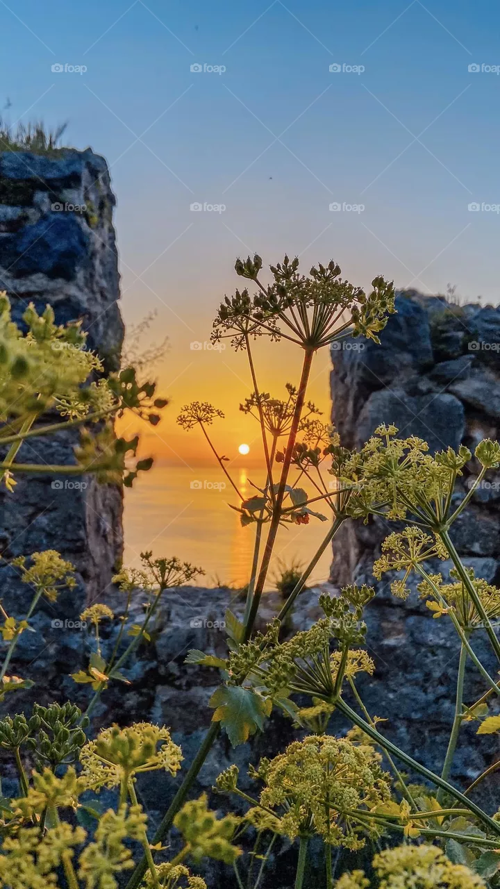 Sunset in turkey