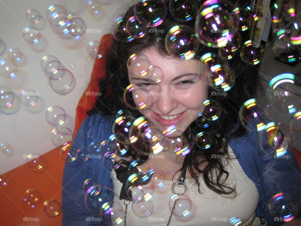 I am bubble girl!