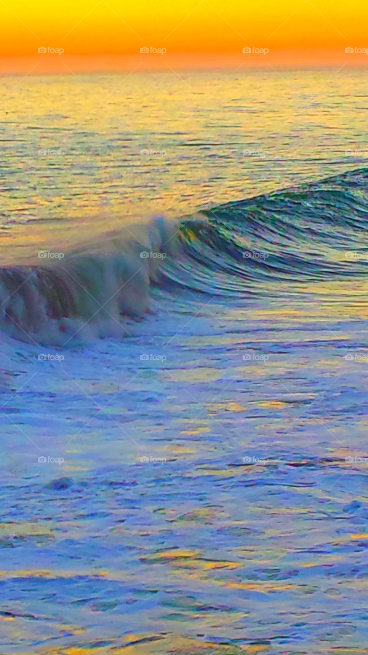 "Beautiful Ocean Sunset"