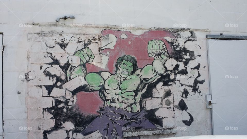 The hulk. art