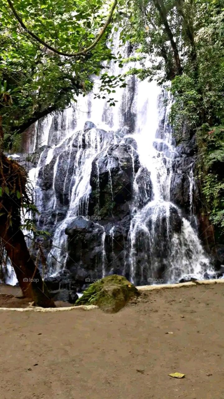 A most beautiful and attractive view of the waterfall.