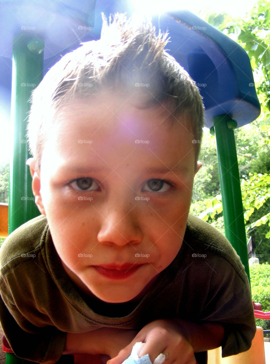 boy at the playground