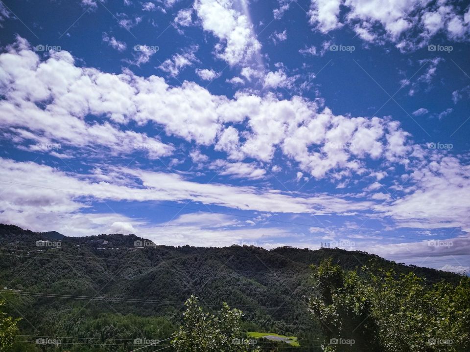 beautiful clouds view