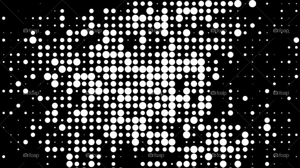 Pixels Representing Data Storage and Transfer -  in Black and White