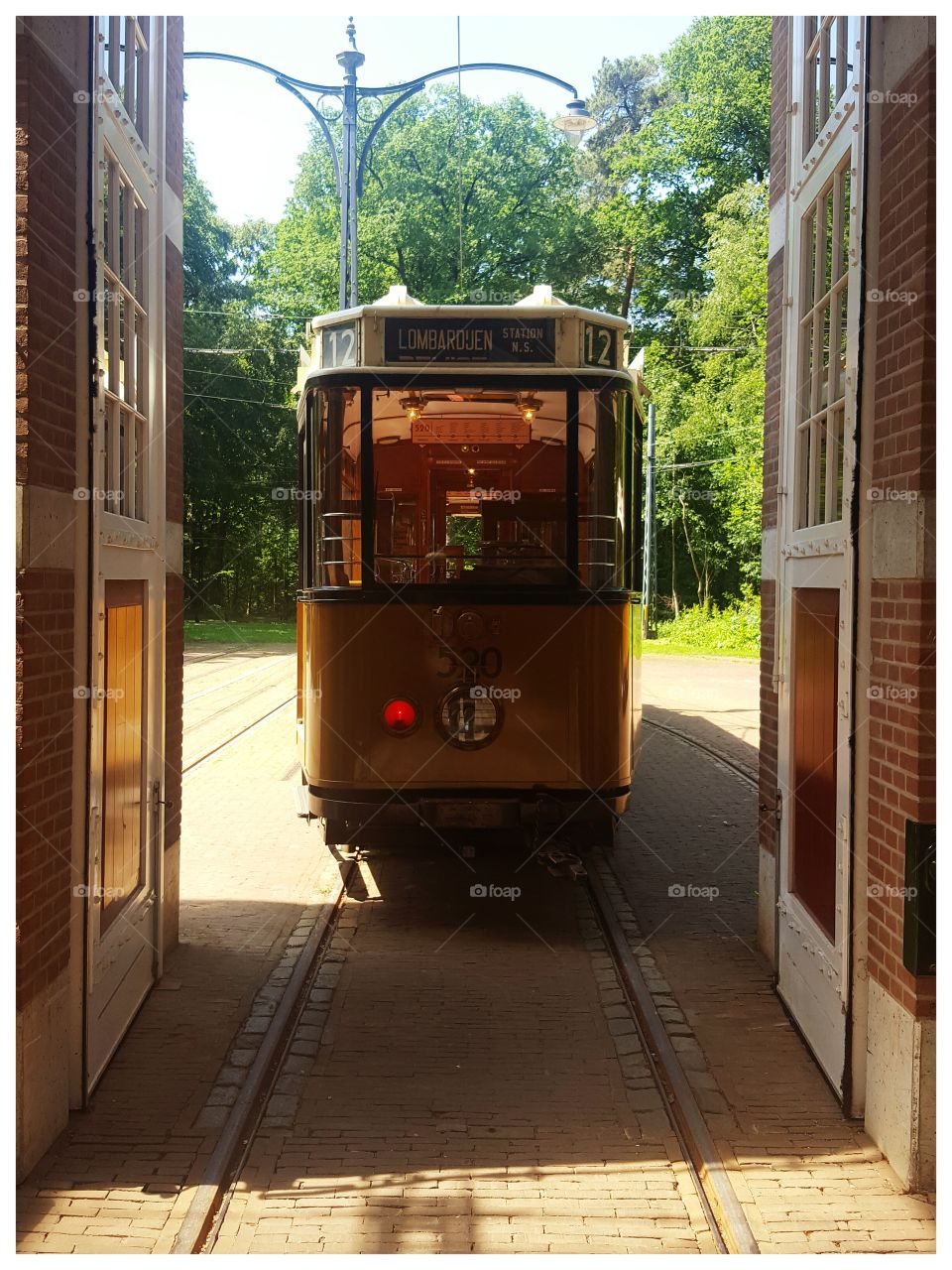 An antique tram, the Netherlands