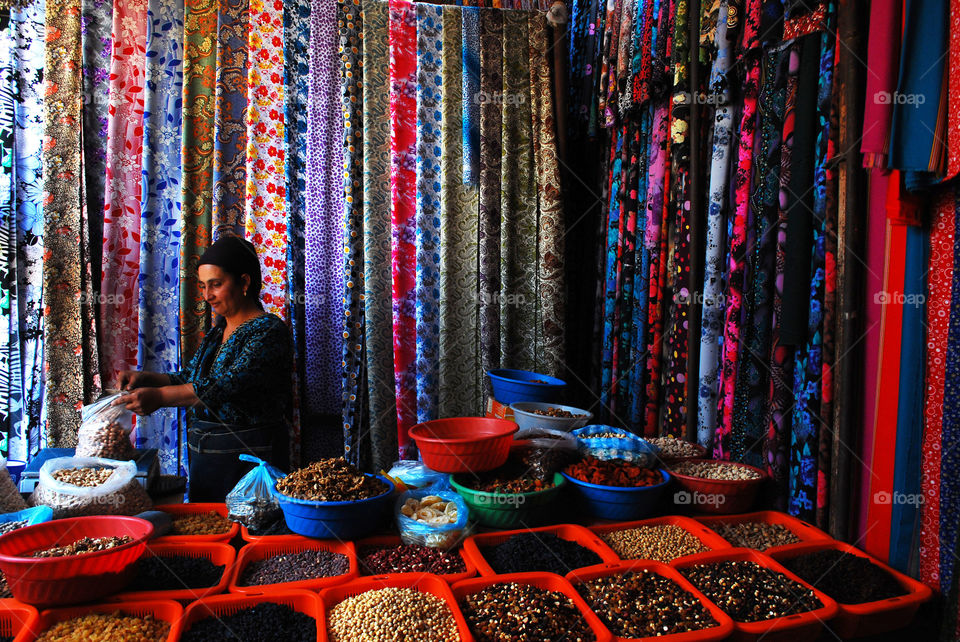 Turkmenistan. Marketplace in Turkmenistan.