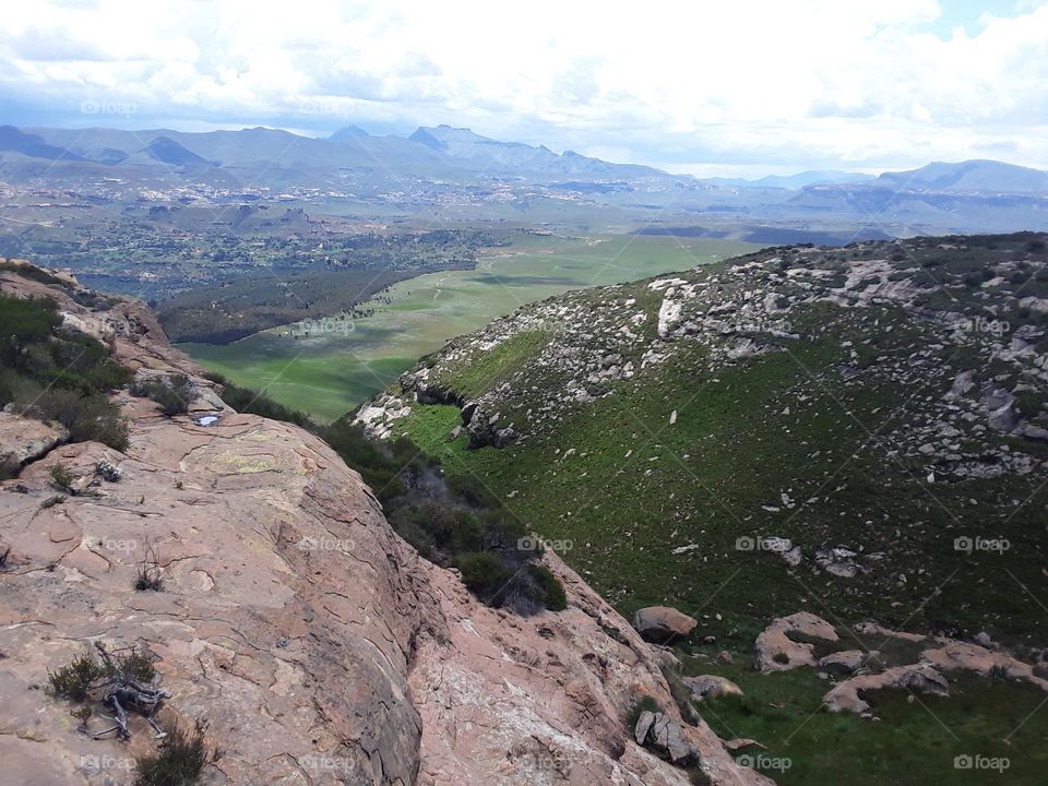 A beautiful display of landscape and rock formation.