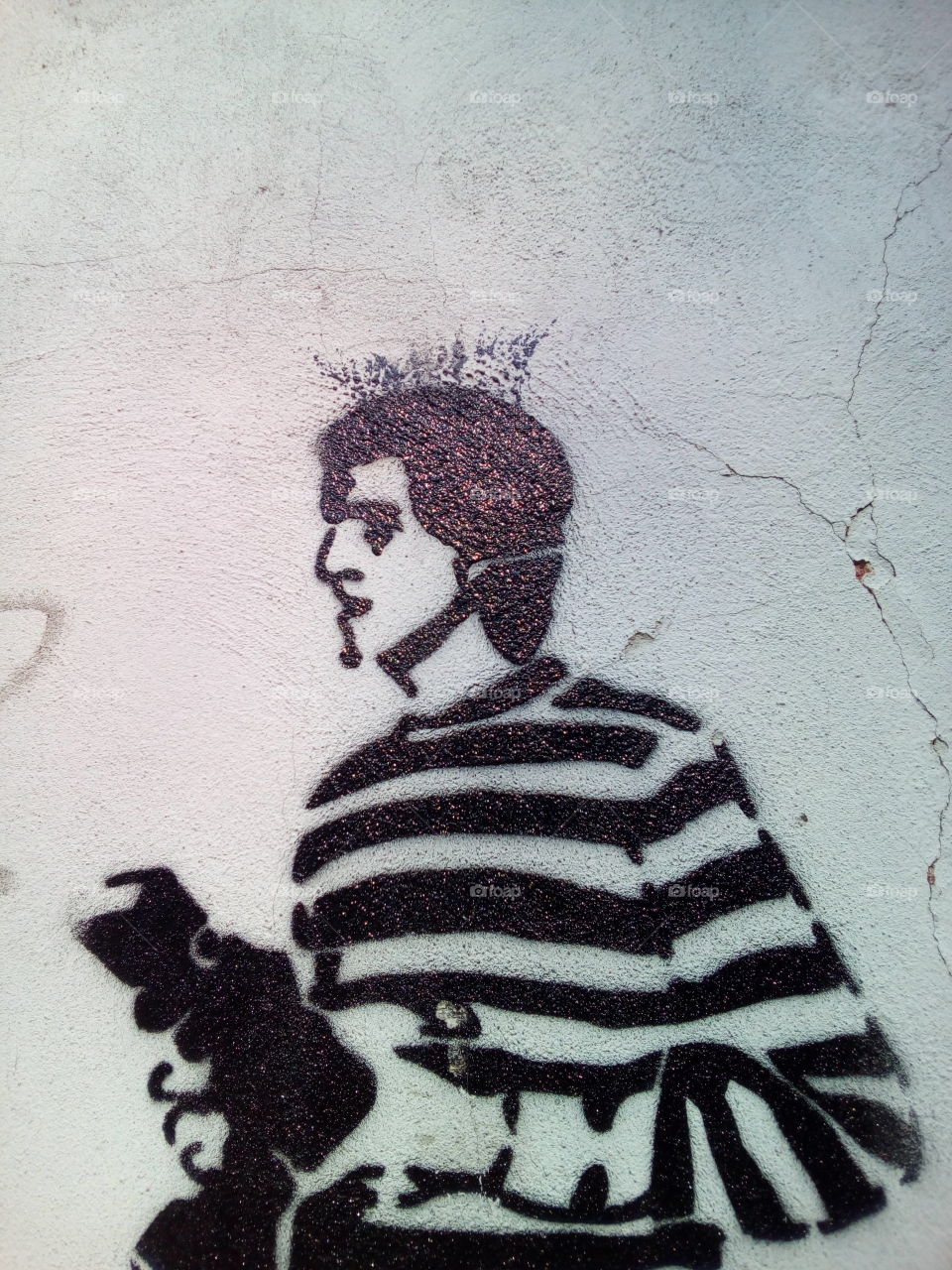 Photographer graffiti on a wall, Vilnius