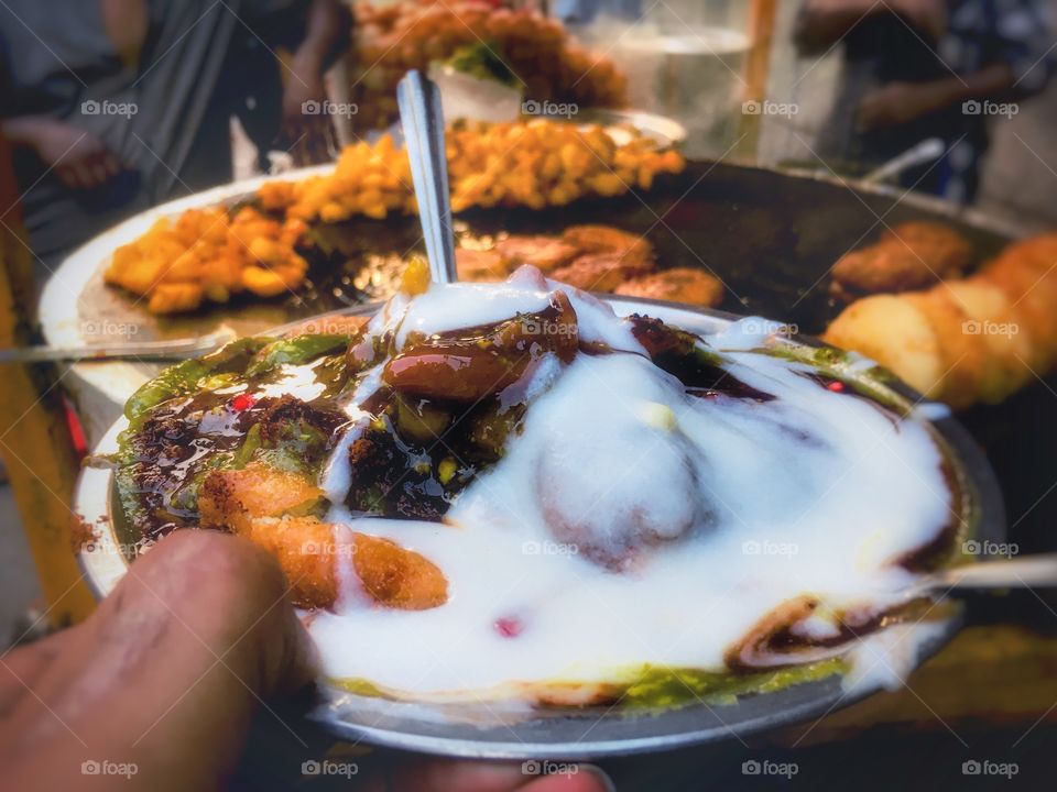 Potato tikki ! Love indian spices and streetfoods 